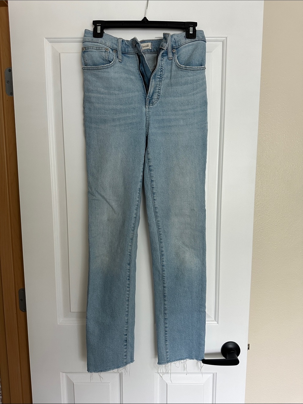 Madewell Light Blue Straight-Leg Jeans